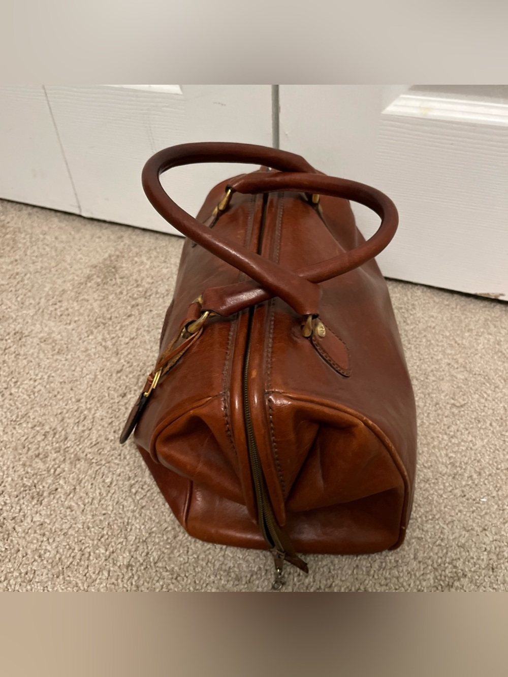 Ceancarel vintage Brown Leather bag - Picture 7 of 13
